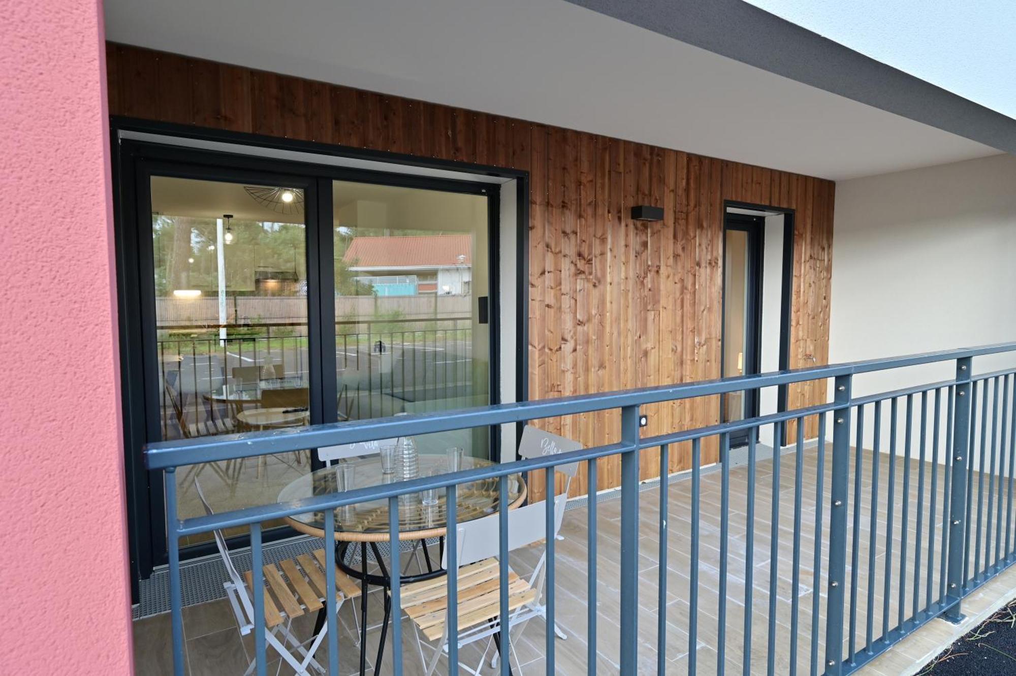 Biscawai Chaleureux Et Cosy Avec Terrasse Lägenhet Biscarrosse Exteriör bild