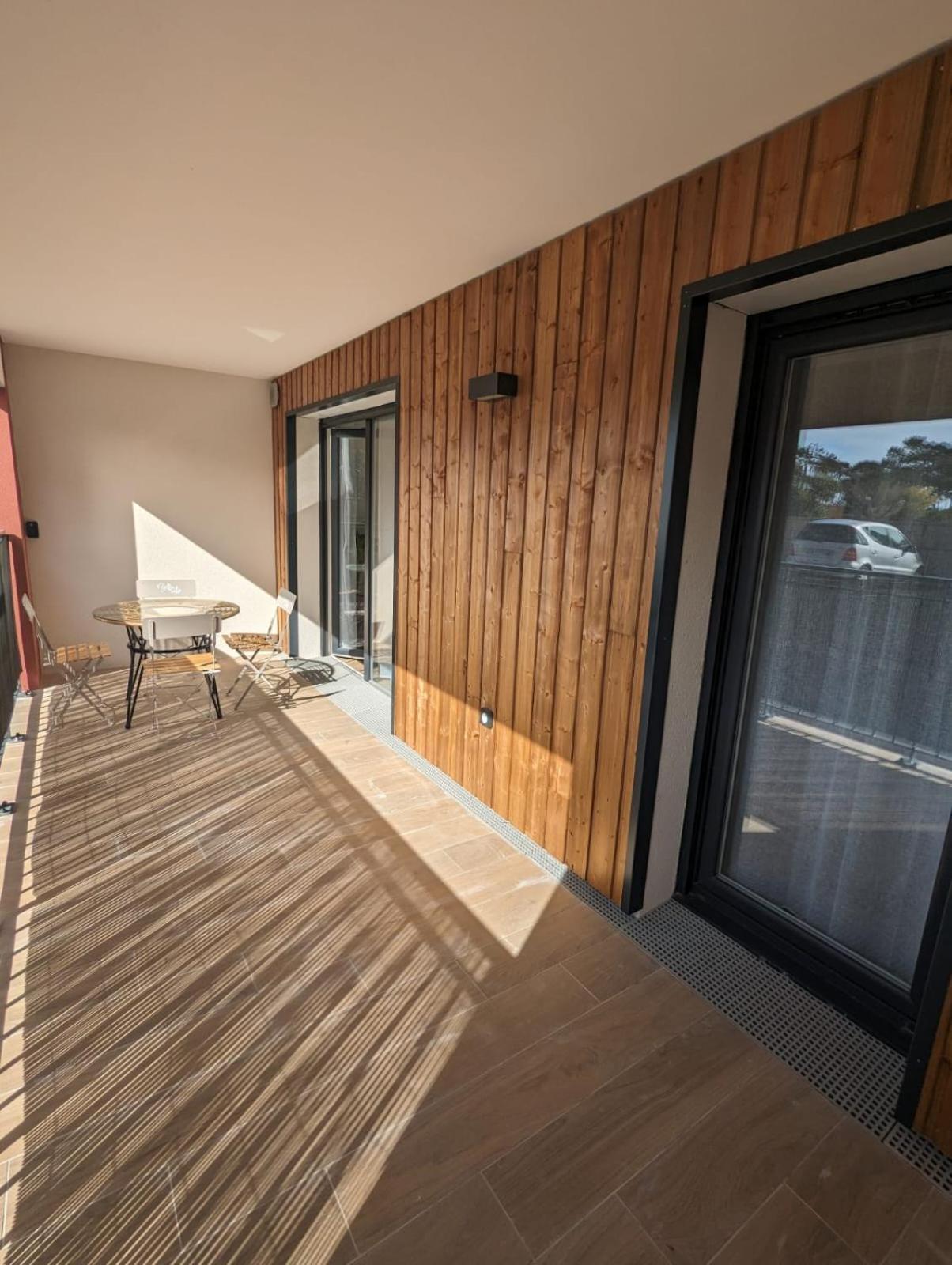 Biscawai Chaleureux Et Cosy Avec Terrasse Lägenhet Biscarrosse Exteriör bild