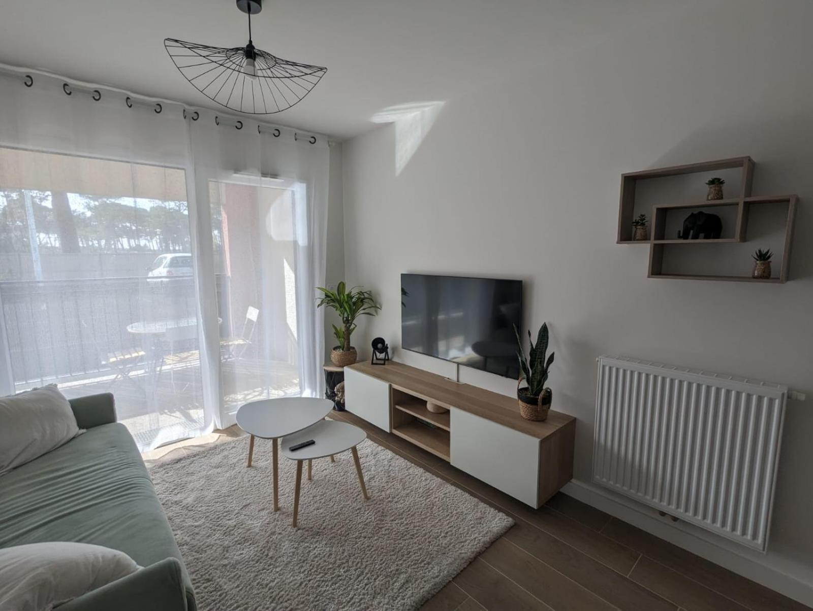 Biscawai Chaleureux Et Cosy Avec Terrasse Lägenhet Biscarrosse Exteriör bild